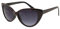 Boolavard Cateye Sonnenbrille für Damen, klassisches Vintage Retro Design mit hoher Spitze und Flügeln (Katzenauge - Schwarze Rote Punkte)