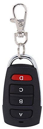 Samfox Remote Control, Wireless Remote Control Duplicator for Car Gate Garage Door 433MHZ