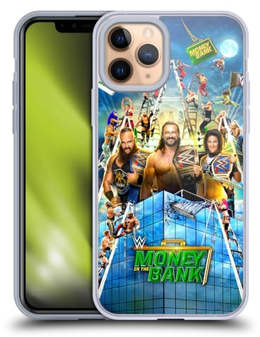 Head Case Designs Offizielle WWE Braun, Drew & Bayley 2020 Money In The Bank Gelhülle [Militärischer Schutzgrad] Kompatibel Mit Apple iPhone 11 Pro Und Kompatibel Mit MagSafe