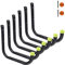 Intpro Garage Organization Hooks Heavy Duty Garage Storage Utility Wall Hooks Garden Tool Wall Hanger for Ladder Bike Shelf Hose Power Tool 6 Pack