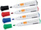 Nobo Glide Drywipe Whiteboardmarker-Set, 10 Stück, Feine 2 mm Rundspitze, Mehrfarbig, 1915268