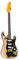 Fame SE Series E-Gitarre, elektrische Gitarre mit Single Coil Tonabnehmer, Electric Guitar in Worn Out schwarz, für Anfänger, ST-Style, ST-Worn Out RW