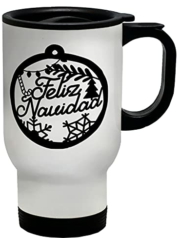 Shopagift Feliz Navidad in A Christmas Ball Travel Mug Cup