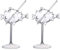 Angoily 2 STK Glas Glasfischgläser Fischweinkelch Margarita-gläser Cocktailglas, Weinkelchgläser Fischcocktail Martini-gläser Cocktailglas-Tasse Fischform Kristall Trinkbecher