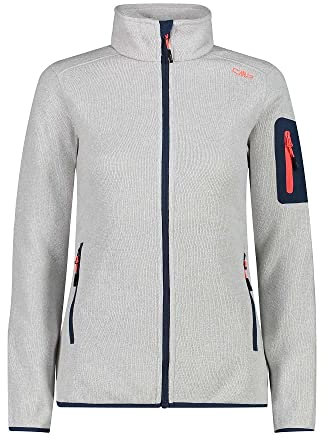 CMP - Knit-Tech-Jacke für Damen, Knochenrotes Fluo, D34