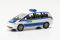Herpa Modellauto Ford Galaxy THW, originalgetreu im Maßstab 1:87, Auto Modell für Diorama, Modellbau Sammlerstück, Deko Automodelle aus Kunststoff, Farbe: weiß/blau