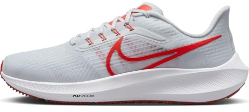 Nike Herren Air Zoom Pegasus 39 Sneaker, Platintint/LT Crimson-White-Adobe, 48.5 EU