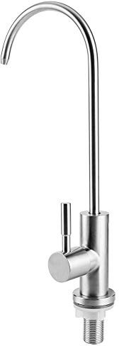 Robinet de filtre à eau de cuisine, robinet d'eau potable de cuisine en acier inoxydable Robinet de boisson Système de filtration d'eau Filtre de nettoyage Robinet d'eau potable Robinet pour système d