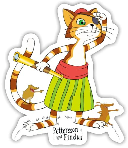 Pettersson Und Findus Piraten Abenteuer Spiel Sticker Aufkleber