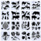 16 Stück Schablonen Zeichnen Set, Tier Pflanze Painting Stencils Schablone, Schablonen Vorlage zum Malen, Wiederverwendbar Zeichnungs Schablonen für Fotoalbum DIY Weihnachten Holz Wand Home Decor