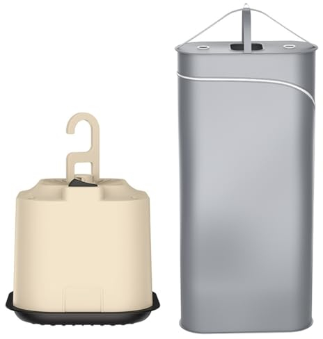 NONCHI Sèche-Linge Portable 90L, Mini-Sèche-Linge Électrique Pliable 300W pour Le Voyage, L'appartement, Le Camping-Car, Le Dortoir, avec Sac De Séchage Et Cintre Chauffant PTC