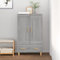 AUVYI Highboard Grau Sonoma 70x31x115 cm Holzwerkstoff Küchenschrank Badezimmerschrank Aktenschrank Bücherregal Wäscheschrank Lowboard Wohnzimmer Schuhregal Schmal