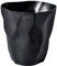 IUNSER 4PC Poubelle plissée créative, salon, chambre à coucher, bureau, seau de rangement, Style ménage intérieur, papier de grande capacité Poubelle Bureau Enfant Foot (Black, One Size)