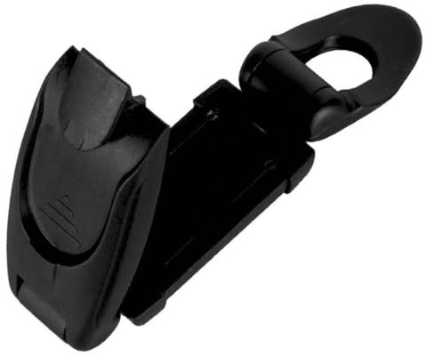 YOCDNOV 2 Pezzi Clip Multiuso per Cintura di Sicurezza- Regolabile Universale per Cintura di Sicurezza del Veicolo, Clip di bloccaggio per posizionatore della Cinghia della Spalla(Nero)