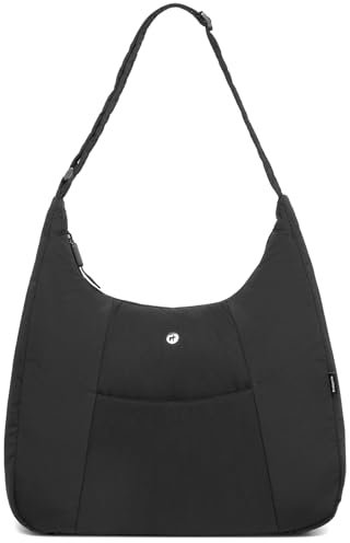 Travistar Handtasche Damen Umhängetasche Groß Shopper Tasche Puffer Schultertasche Nylon Crossbody Bag Hobo Tote Bag Halbmond Tragetasche mit verstellbarem Schultergurt für Arbeit Büro Reise