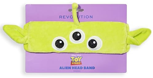 Revolution, Disney's Toy Story x Revolution Bandeau Alien, Bandeau Soin Visage pour Nettoyage & Maquillage