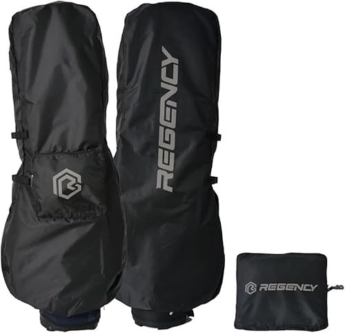 Golftaschen,Golf Bag-Reiseschutzhülle - Hochwertiger, Wasserdichter Schutz für Golfschläger, Strapazierfähige Golfbag-Schlägerhüllen - Universelle Passform, Leicht Zugängliches Design (Schwarz)
