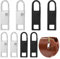 Reißverschluss Anhänger 8 Stück Reißverschluss Zipper 2 Größen Zipper für Reißverschluss Universal Reißverschluss Reparatur Set Ersatz Zipper für Reißverschlüsse für Jacken, Rucksäcke, Koffer