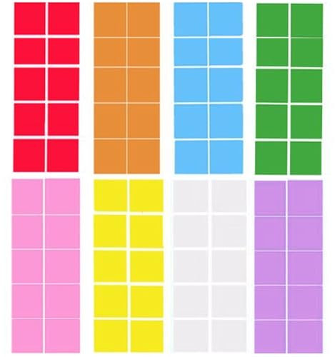 80 Pcs Diamond Painting Glue Clay, 5D DIY Diamond Art Painting Wax Clay Glue Square Pads for Cross-Stitch Nail Art Drilling Mud, Colorful Painting Clay Wax for Embroidery Accessories Painting Tool