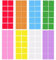 80 Pcs Diamond Painting Glue Clay, 5D DIY Diamond Art Painting Wax Clay Glue Square Pads for Cross-Stitch Nail Art Drilling Mud, Colorful Painting Clay Wax for Embroidery Accessories Painting Tool
