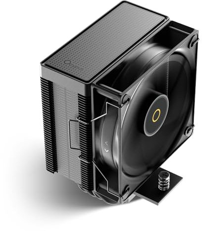 Gamma A40 BK CPU-Luftkühler,100mm PWM-Lüfter,133mm Höhe Single-Tower-Computer-Kompakt-CPU-Luftkühler,4 Kupfer-Direktkontakt-Heatpipes,für Intel LGA 115X/1200/1700/1851 &AMD AM4/AM5