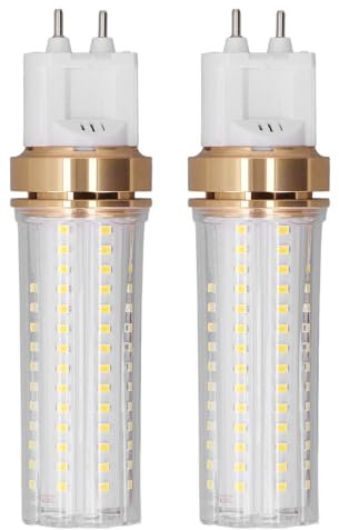 2 Stück LED-Mais-Glühbirne, LED-Leuchtmittel 2000 Lm, 20 W G12 LED-Mais-Glühbirne, Deckenventilator-LED-Mais-Glühbirne, 360-Grad-Beleuchtungswinkel, LED-Licht für Garage, (Warmes