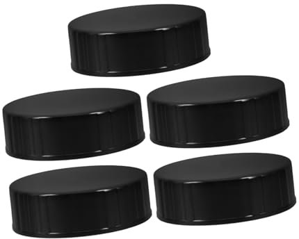 Alipis 5pcs Bakelite Cover for Glass Bottles Screw Caps Beer Bottle Lid Sealing Function for Beverage and Growler Use