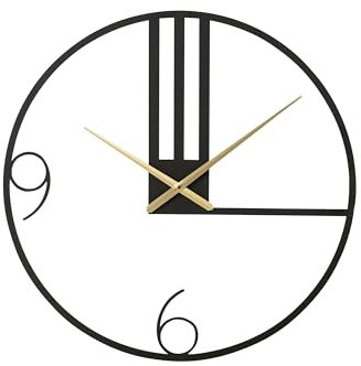 J-Line Wanduhr Rusty Orange