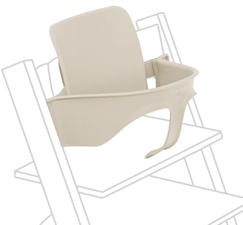 Tripp Trapp Baby Set 2 de Stokke, Vanilla White - Ideal para bebés de 6 a 36 meses - Convierte la silla Tripp Trapp (fabricadas después de mayo 2003) en una cómoda trona