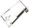 FUNOMOCYA String Banjo Tailpiece aus Metall Verchromte Zubehörteile für Banjo Einfache Installation Langlebig und Pflegeleicht für Perfekten und Mehr Obertöne