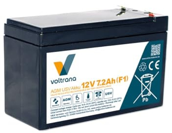 USV-Akku passend für Eaton Ellipse ECO 650 DIN 12V 1 x 12V 7,2Ah – Voltrana Ersatzakku