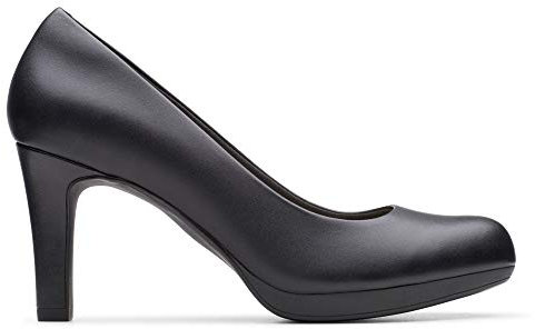 Clarks Adriel Viola, Scarpe con Tacco, Donna, Nero (Black Leather -), 36 EU