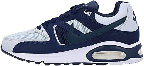 NIKE Men's Air Max Command Running Shoes, Gold Pure Platinum Armory Navy Midnight 045, 7 UK
