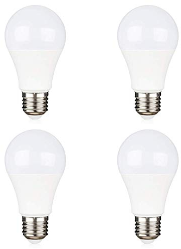 Akynite E27 12V LED 9W Kaltweiß 6000K für Wohnmobil Gartenhaus, E27 24 Volt Garagelampe, 270 Grad, AC DC 12V-85V LED-Lampe für 12V-Photovoltaikanlage Garage Kabine, Nicht Dimmbar, 4er-Set