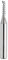 SpeTool O Flute UpCut 1/8 X 1/2 inch Carbide End Mill Single Flute Spiral CNC Router Bit Aluminum Acrylic Cutter