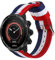 Estuyoya - Bracelet en nylon compatible avec Suunto 9/Suunto 7/Suunto Traverse/Diesel Smartwatch DZT2009/Fossil Q Machine Hybrid, drapeau Couleurs de la France Respirant et élégant 24mm