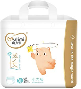 Mulimi Nappy Pants XL 12-17kg. 38Pcs.