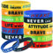 LVNRIDS 12 Stück Motivierendes Silikonarmband elastisch Gummiarmbänder für Sport, Fußball, Party, Aktivität