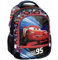 PASO Kinderrucksack/Schulranzen - Cars LMQ - Schwarz/Rot/Blau