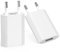 Caricatore USB per Iphone(2 Pezzi), Compatibile con Iphone 5 6 7 8 X XS XR XS Max, IPod touch/Nano, Smartwatch, Lettori MP3, luci led, alimentatore 5V 1A Caricabatterie