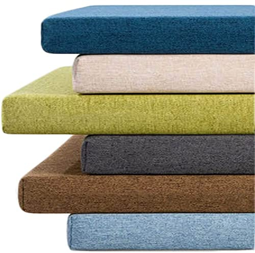 Sitzkissen Bankauflage, rechteckige Sitzbank Soft Pad Matte, waschbar, Baumwolle, Stuhlkissen, strapazierstark und langlebig Bankpolster Bankkissen Sitzpolster (70 x 45 x 8cm, Grau)