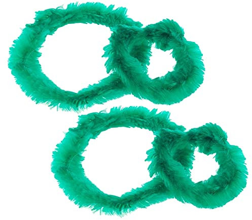 2 Paar Fahrradputzringe, (grün)