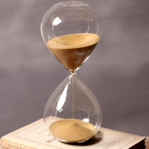 60 Minutes Verre sablier Cuisine sablier 1 Heure Outil de Gestion du Temps personnalité créative Verre sablier Ornements