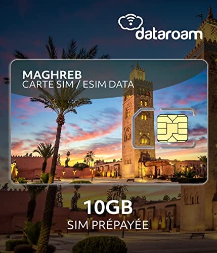 Prepaid SIM-Karte 10 GB Maghreb – Marokko – Tunesien – Algerien