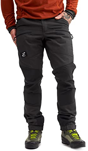 RevolutionRace Herren Nordwand Pro Pants, Hose zum Wandern und für viele Outdoor-Aktivitäten, Anthracite, XL