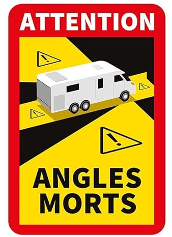 ProPlus Aufkleber Attention Angles Morts! Wohnmobil
