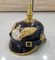 THOR INSTRUMENTS Adler und Stern Preußische Garde Infanteriehelm Deutscher Pickelhaube Helm | Kaiserlicher preußischer Offizier Stachelhelm | Schwarze Leder Replik Helme