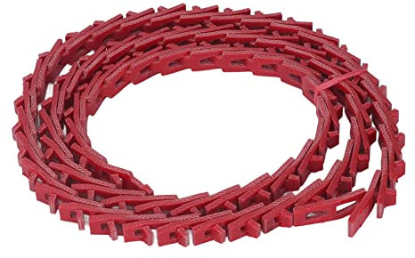 Asixxsix Verstellbarer Gliederkeilriemen, 13mm Breite und 1,2m Länge PU Power Twist Keilriemen Verstellbarer Gliederriemen für Tischsägen, Bohrmaschinen, Drehbänke