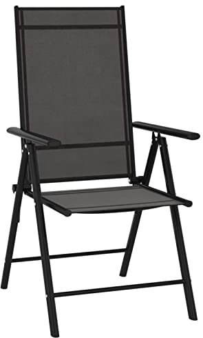 Keketa 9-teiliges Garten-Lounge-Set für den Außenbereich, Terrasse, Terrasse, Ecksofa, Gartenmöbel-Set, Wintergarten, Hinterhof, Pool, Schwarz und Anthrazit