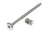 Furniture Cot Bed Bolt Allen Head with Barrel Nuts 6MM M6 X 100MM ZP (4, Zinc Plated, 100mm)